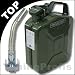 Produkt-Bild: Oxid7 Metall Benzinkanister 5 Liter 5L + Ausgie&szlig;er flexibel
