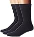 Flora&Fred Men's 3 Pair Pack Classic Ribbed Knit Cotton Dress Crew Socks