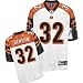 Cedric Benson White Reebok NFL Replica Cincinnati Bengals Jersey - Large