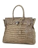 51HOOJXp4iL. SL160  Large Crocodile Print Shoulder Handbag for Women