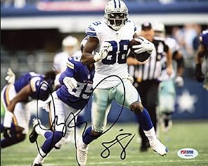 COWBOYS DEZ BRYANT SIGNED AUTHENTIC 8X10 PHOTO AUTOGRAPHED CERTIFICATE OF AUTHENTICITY PSA/DNA #V95071