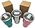 Smart Coolers - Double Wall Stainless Steel Travel Tumbler Cup - Premium Insulated Mug - Same Technology as Yeti - Keep Coffee and Ice Tea - Clear & Sliding Lid (24 oz & 30 oz)