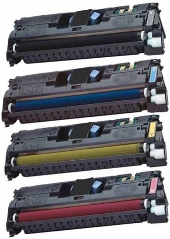 AZ Supplies © HP Q3960A, Q3961A, Q3962A, Q3963A Premium Cartridge Set HP Compatible 1500, 2550, 2820, 2840 Laserjet Remanufactured High Quality Toner Cartridge Set For use with HP Color LaserJet 1500, 2550, 2820, 2840 Series Printers