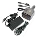 Pro Series Equivalent Toshiba Satellite Tecra Replacement Home & Vehicle Power Kit Ac Adapter + Dc Car Adaptor W/ ** Bonus Usb Charging Port ** - Oem Part # P000409250, Pa2521u-1aca, Pa3083u-1aca, Pa3241u-2aca, Pa3378u-1aca