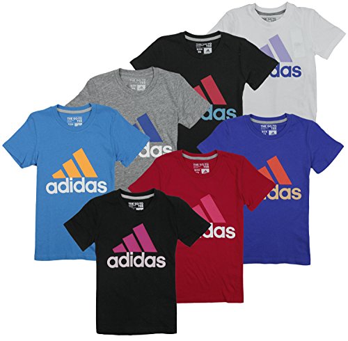 Adidas Big Girls Adi Logo Short Sleeve Tee