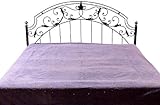 Lavender-Violet Stonewash Bedspread with Embroidery and Sequins - Pure Cott ....
