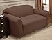 Stretch Sensations Newport Sofa Stretch Slipcover, Cocoa