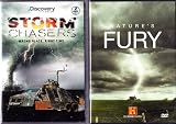 The Discovery Channel : Storm Chasers Complete Season two , The History Channel Killer Weather 7 Episode Box Set Collection : Tornadoes Nature's Death Spirals , Hurricanes Deadly Wind Deadly Rain , Nor'easters Killer Storms ,Tsunami Killer Waves , Blizzards White Out ,Flash Floods Deadly Downpour , Firestorms Nature Out of Control : All About Bad Weather 2 Pack : 4 Disc Set - Approx 700 Minutes