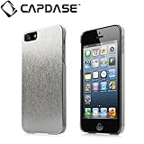 CAPDASE 日本正規品 iPhone5 Karapace Jacket Silva Shimma, Silver / Black (クリスタル・クリアー液晶保護シート、ムービースタンド、プロテクティブ・ポーチ 付属) KPIH5-SHS1