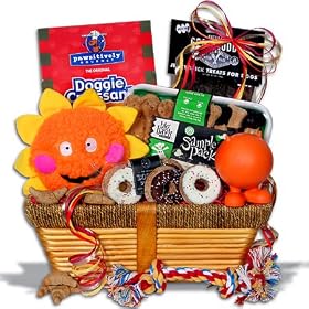 Dog Lover's Gift Basket / Pampered Dog Gift Basket