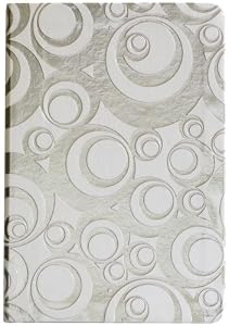 Embossed Silver Bubbles Diary Journal - Lined Pages, 6" x 8"