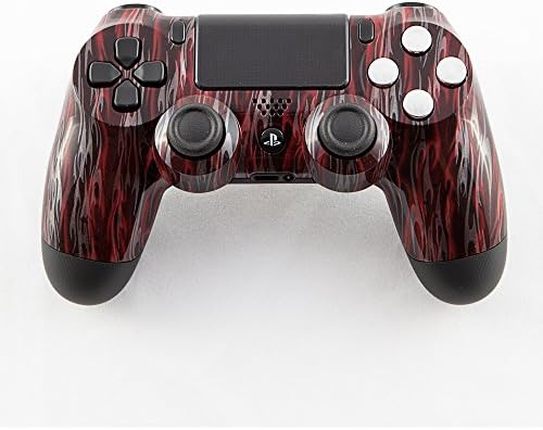 Red Flame PS4 Custom Controller