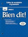 Holt French 2: Cahier De Vocabulaire Et Grammaire (French Edition)