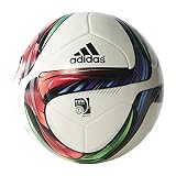 Adidas Performance Conext15 Top Replique Soccer Ball, White/Night Flash Purple /Flash Green, Size 4 (888170820457)