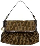 Fendi Chef Brown Zucca Large Shoulder Bag 8BR436-WTH-F0FA7