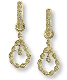 Jewelry : Signature Open Tear Drop Diamond Pave Charms