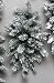 3' Flocked Alaskan Artificial Christmas Door Swag - Unlit