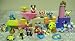Pokemon 34 Piece Playset with 10 Adventure Building Blocks, 20 Different Assorted Pokemon Characters Ranging from 1" to 3" (No Duplicates), and 4 Pokemon 2" Buttons_s-2