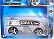 Hot Wheels 2003 1:64 Scale Roll Patrol Silver Hyperliner SWAT Police Van Die Cast Car #208 1:64 Scale Collectible Die Cast Car