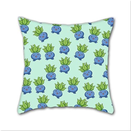 Oddishes Everywhere DIY Decorative Pillow Cases,Natural Cotton Square Throw Pillow Case Cushion Cover,18 x 18 Inch(45cm x 45cm)