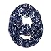 Wrapables Lightweight Vintage Bicycle Infinity Scarf, Blue
