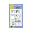 Hero Arts 4x6 Tags and Tickets Messages Clear Stamp Set Hero Arts 4x6 Tags and Tickets Messages Clear Stamp Set