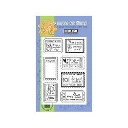 Hero Arts 4x6 Tags and Tickets Messages Clear Stamp Set