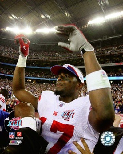 Plaxico Burress SuperBowl XLII 2007 Celebration #19 Art Poster PRINT Unknown 8x10