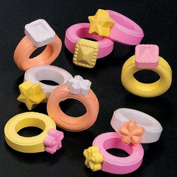 Princess or Diva Jeweled Candy Rings