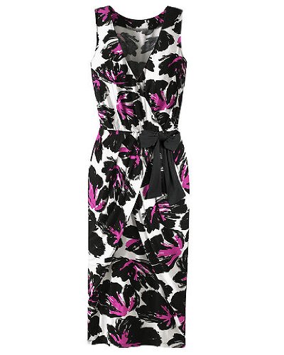 Spiegel Spiegel Signature Collection: Bold Floral Print Jersey Dress