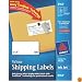 Avery 2 x 4 Inch White Shipping Labels 250 Count (8163)