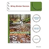 applied calculus 5e binder ready version wileyplus registration card wiley plus products