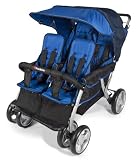 Foundations Quad Lx 4-Passenger Stroller, Regatta Blue