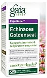 Gaia Herbs Echinacea Goldenseal, 60-capsule Bottle