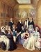 Acrylic Keyring Winterhalter Franz Xavier Queen Victoria and Prince Albert with the Family of King Louis Philippe
