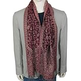India Clothes Neck Scarves for Men Wool Fabric