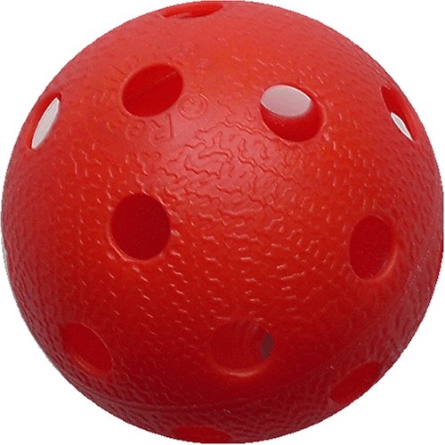 SB-Yhtiöt Floorball / Unihockey / Streethockey Spielball, Hockeyball rot
