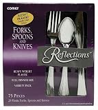 WNA Comet 612375 Silver Plastic Cutlery Kit Forks, Knives, Spoons (WNA612375) Category: Cutlery Kits