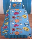 Mr Men Blue Single Duvet/Quilt Set 100% OFFICIAL