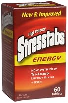 Stresstabs Stresstabs Energy Tablets, 60 Count Bottles, (Pack of 2)