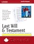 Last Wills: Includes Living Wills