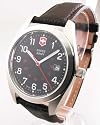 MENS VICTORINOX SWISS ARMY LEATHER DATE WATCH 241083