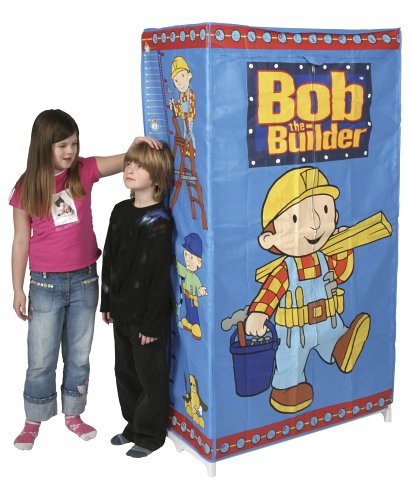 Childrens Toyshop  Toys : Bob The Builder Zipperobe & Hanging Storage Unit