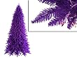 6.5' Pre-Lit Slim Purple Ashley Spruce Christmas Tree - Clear & Purple Lights