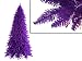 6.5' Pre-Lit Slim Purple Ashley Spruce Christmas Tree - Clear & Purple Lights
