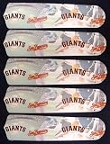 Ceiling Fan Designers 52SET-MLB-SFG MLB San Francisco Giants Baseball 52 In. Ceiling Fan Blades ONLY