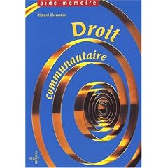 Droit communautaire 1e ed aide m�moire