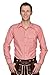 Authentic Bavarian Trachten Shirt Gingham Checkered White red for Leather Trousers