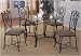 BEAUTIFUL NEW SET OF 2 CUSHIONED BLACK DINING CHAIRS