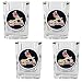 St. Louis Cardinals MLB 4pc Square Shot Glass Set by Great American Products
